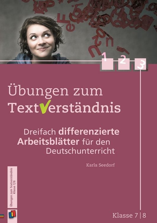 Produktbild: &Uuml;bungen zum Textverst&auml;ndnis Klasse 7/8