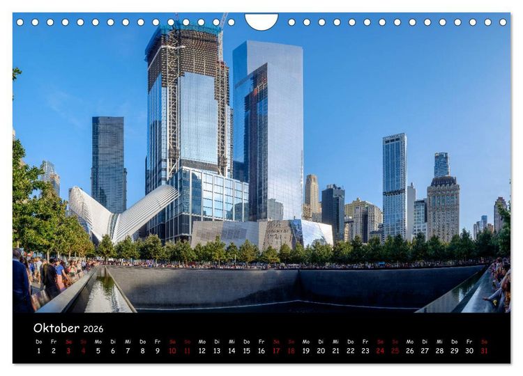Produktbild: New York City - Impressionen (Wandkalender 2026 DIN A4 quer), CALVENDO Monatskalender