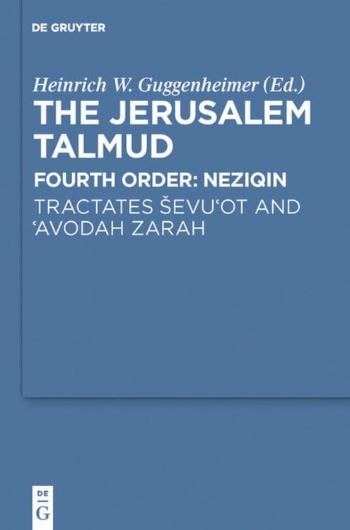 Produktbild: Tractates &Scaron;evu'ot and 'Avodah Zarah