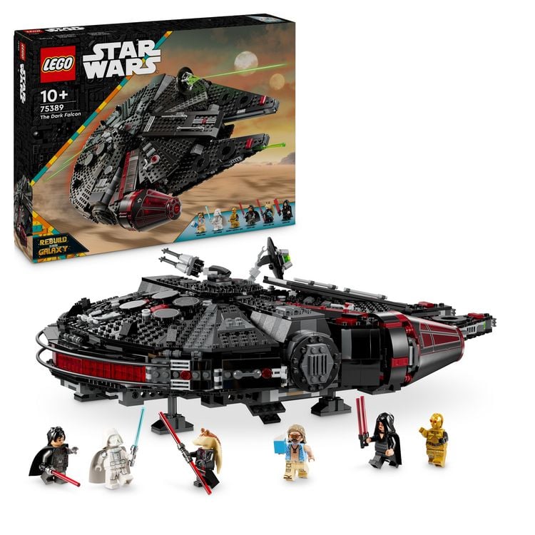 Produktbild: LEGO Star Wars 75389 Dunkler Millennium Falke - Spielzeug für Kinder