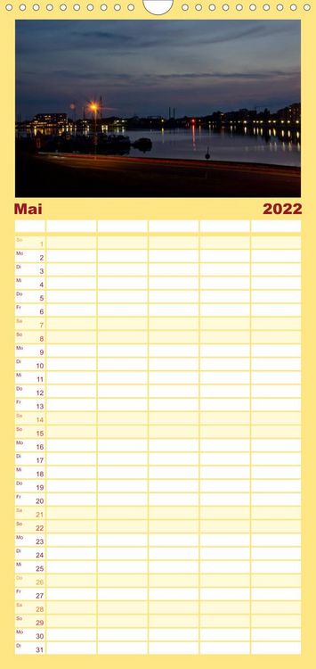 Produktbild: Wilhelmshaven - Familienplaner hoch (Wandkalender 2022 , 21 cm x 45 cm, hoch)