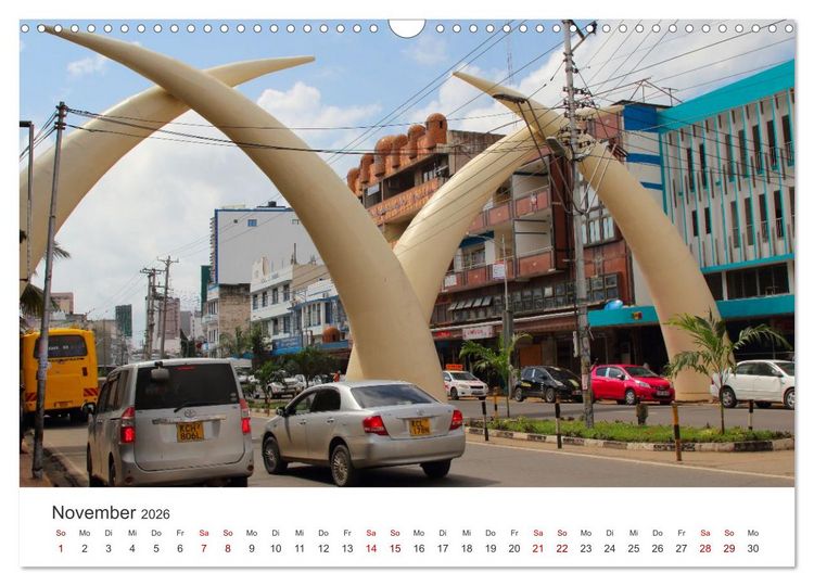 Produktbild: Kenia - Eine Entdeckungsreise durch das Land im Osten Afrikas (Wandkalender 2026 DIN A3 quer), CALVENDO Monatskalender