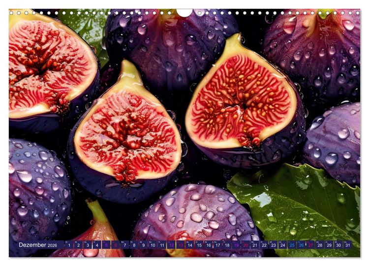 Produktbild: BLAU - Gem&uuml;se und Obst - Farbexplosion (Wandkalender 2026 DIN A3 quer), CALVENDO Monatskalender