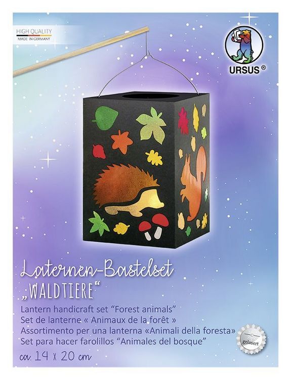 Produktbild: Laternen-Bastelset "Waldtiere"