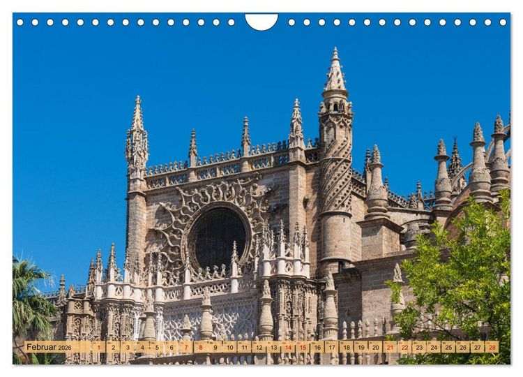 Produktbild: Sevilla - Unterwegs in Spanien (Wandkalender 2026 DIN A4 quer), CALVENDO Monatskalender