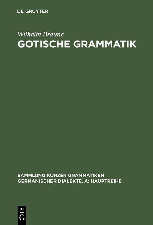 Produktbild: Gotische Grammatik