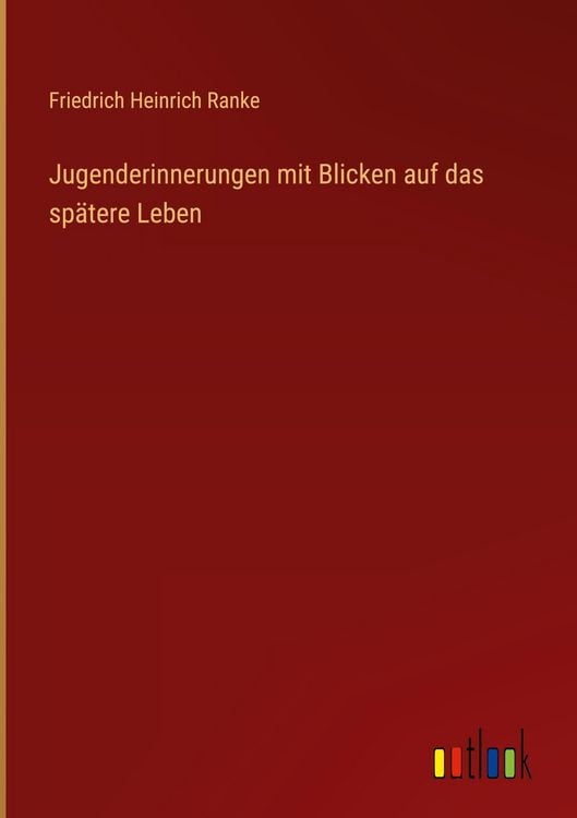 Produktbild: Jugenderinnerungen mit Blicken auf das sp&auml;tere Leben