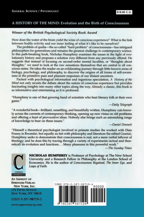 Produktbild: A History of the Mind