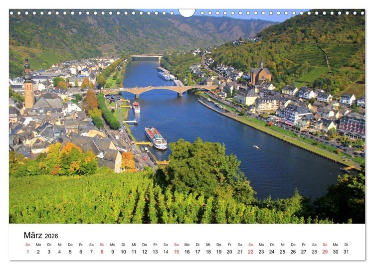 Produktbild: Cochem - Eine Perle an der Mosel (Wandkalender 2026 DIN A3 quer), CALVENDO Monatskalender