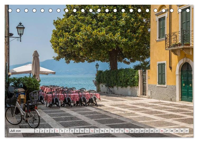 Produktbild: GARDASEE Orte am malerischen Ostufer (Tischkalender 2026 DIN A5 quer), CALVENDO Monatskalender