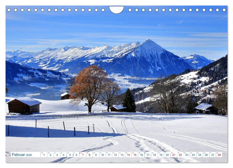 Produktbild: Schweizer Bergblicke (Wandkalender 2026 DIN A4 quer), CALVENDO Monatskalender