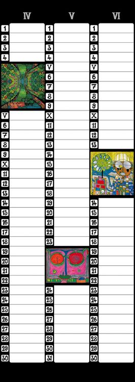 Produktbild: Hundertwasser Birthday Calendar
