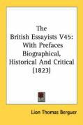 Produktbild: The British Essayists V45: With Prefaces Biographical, Historical and Critical (1823)