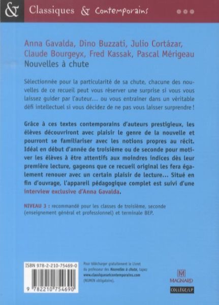 Produktbild: Nouvelles a Chute