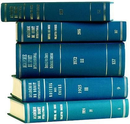 Produktbild: Recueil Des Cours, Collected Courses, Tome/Volume 100 (1960)