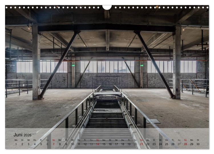 Produktbild: Zeche und Kokerei Zollverein Essen: Industrie-Architektur (Wandkalender 2026 DIN A3 quer), CALVENDO Monatskalender