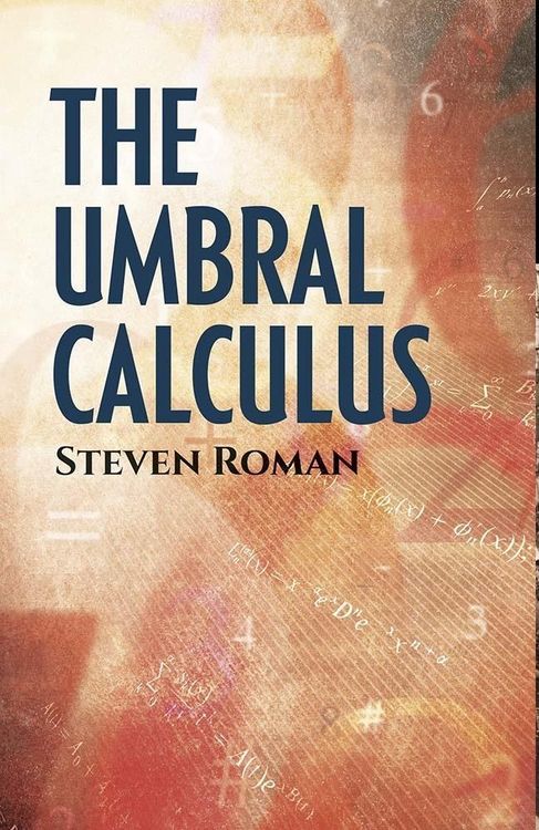 Produktbild: Roman, S: Umbral Calculus
