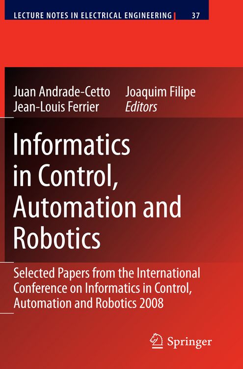Produktbild: Informatics in Control, Automation and Robotics