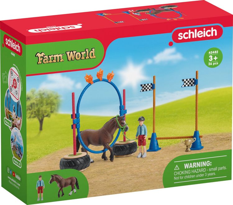 Produktbild: schleich&reg; 42482 Pony Agility Rennen