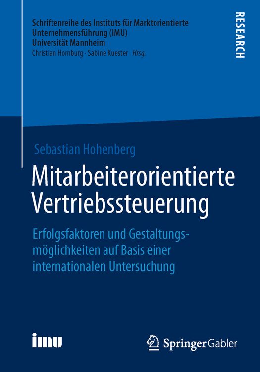 Produktbild: Mitarbeiterorientierte Vertriebssteuerung