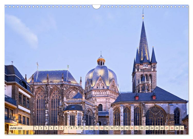 Produktbild: IMPERIAL CITY OF AACHEN (Wall Calendar 2026 DIN A3 landscape), CALVENDO 12 Month Wall Calendar