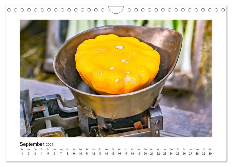 Produktbild: Wochenmarkt - Genussvoll Einkaufen (Wandkalender 2026 DIN A4 quer), CALVENDO Monatskalender
