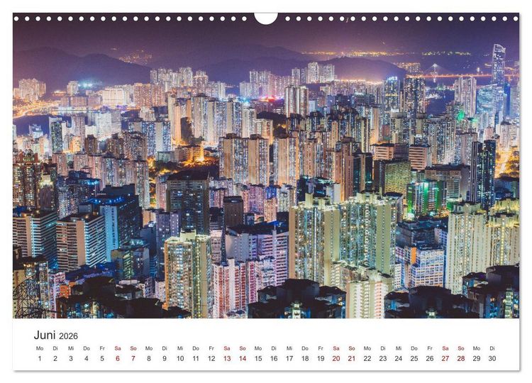 Produktbild: Hongkong - eine einzigartige Weltstadt (Wandkalender 2026 DIN A3 quer), CALVENDO Monatskalender