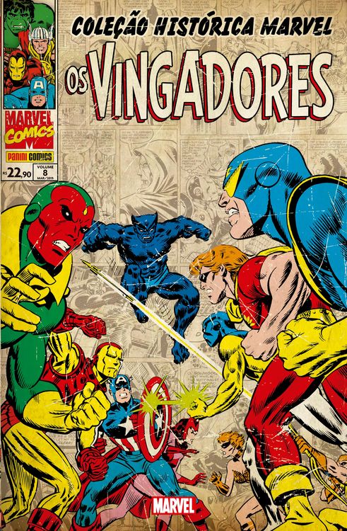 Produktbild: Cole&ccedil;&atilde;o Hist&oacute;rica Marvel: Os Vingadores vol. 08