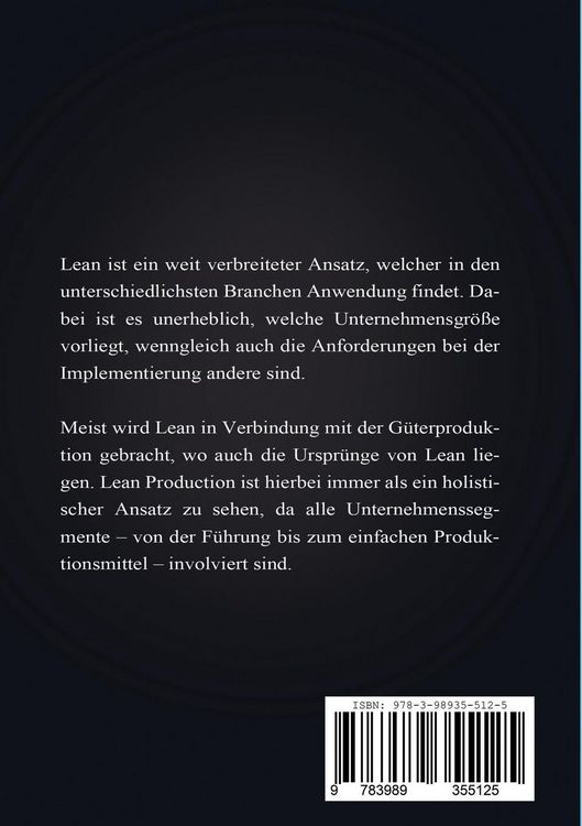 Produktbild: Lean Production - Grundlagen