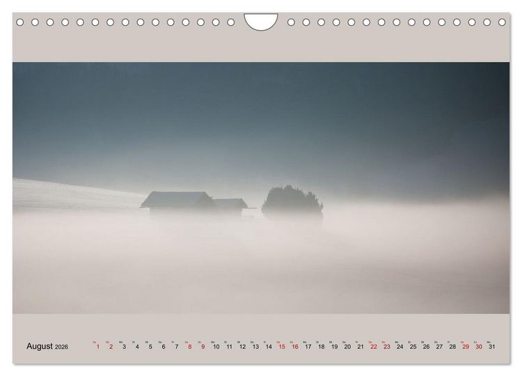 Produktbild: Fogscapes - magische Nebellandschaften (Wandkalender 2026 DIN A4 quer), CALVENDO Monatskalender