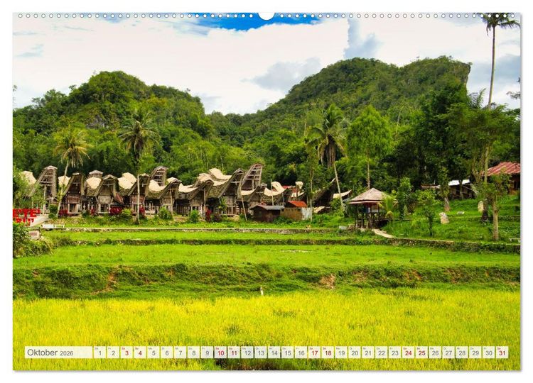 Produktbild: Sulawesi 2026 (Wandkalender 2026 DIN A2 quer), CALVENDO Monatskalender