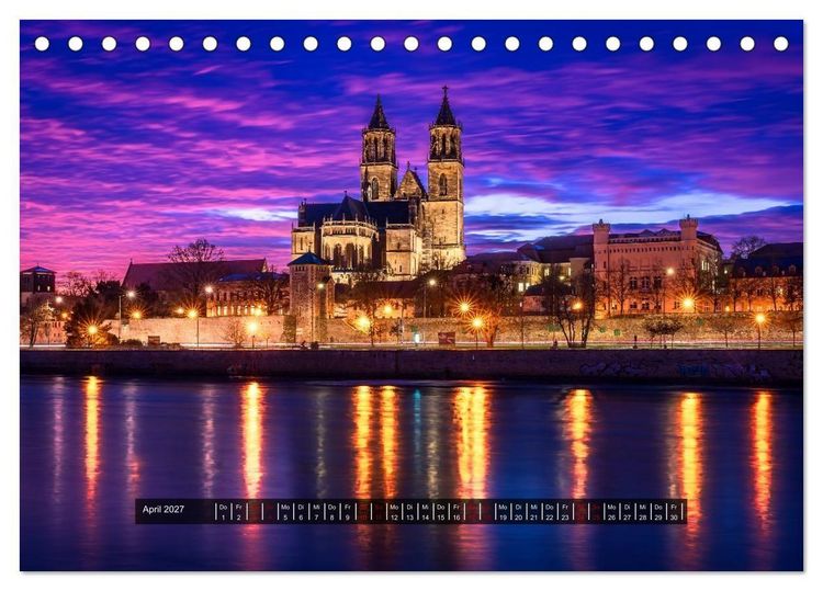 Produktbild: Magdeburg - Ottostadt (Tischkalender 2027 DIN A5 quer), CALVENDO Monatskalender