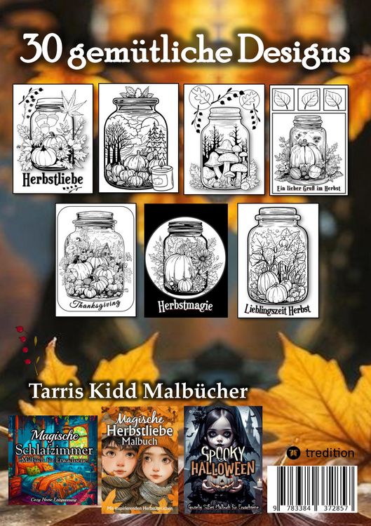 Produktbild: Herbst Malbuch f&uuml;r Erwachsene - Miniaturwelten Pocket World Taschenwelt Glaswelten