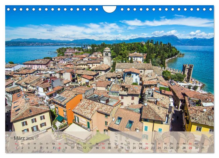 Produktbild: Gardasee - lago di Garda by Sascha Ferrari (Wandkalender 2026 DIN A4 quer), CALVENDO Monatskalender