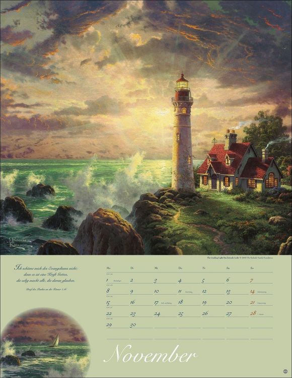 Produktbild: Thomas Kinkade: Land im Licht Kalender 2027