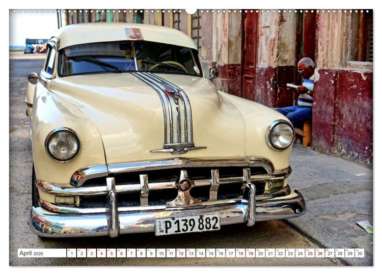 Produktbild: AMERICAN CAR 1950 (hochwertiger Premium Wandkalender 2026 DIN A2 quer), Kunstdruck in Hochglanz