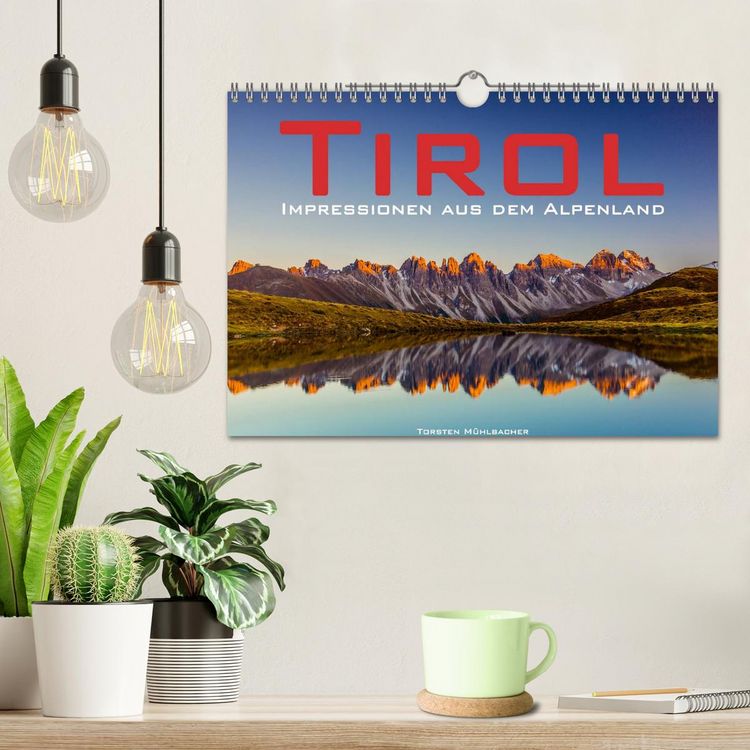 Produktbild: Tirol &ndash; Impressionen aus dem Alpenland (Wandkalender 2026 DIN A4 quer), CALVENDO Monatskalender