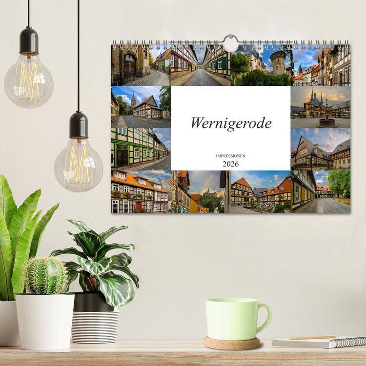 Produktbild: Wernigerode Impressionen (Wandkalender 2026 DIN A4 quer), CALVENDO Monatskalender