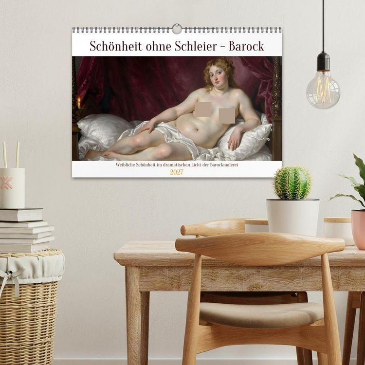 Produktbild: Sch&ouml;nheit ohne Schleier - Barock (Wandkalender 2027 DIN A3 quer), CALVENDO Monatskalender