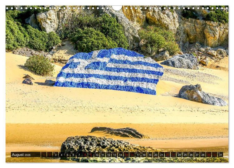 Produktbild: Idyllisches Rhodos (Wandkalender 2026 DIN A3 quer), CALVENDO Monatskalender