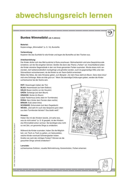 Produktbild: Literacy-Projekt zum Bilderbuch Zilly und Zingaro: Zilly, die Zauberin