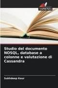 Produktbild: Studio del documento NOSQL, database a colonne e valutazione di Cassandra