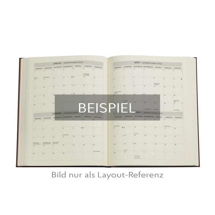 Produktbild: 12-Monatskalender 2025 Birnengarten, Ultra, Verso