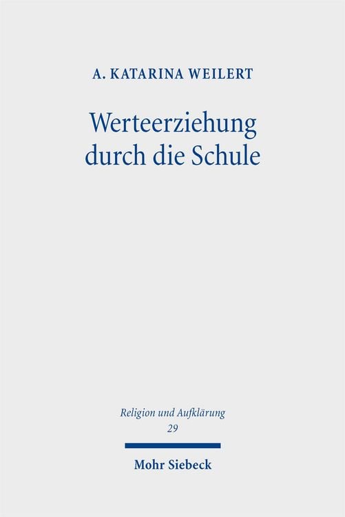 Produktbild: Werteerziehung durch die Schule
