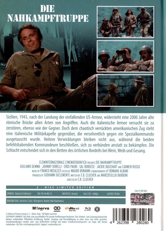 Produktbild: Die Nahkampftruppe - Mediabook - Cover B - Limited Edition auf 500 St&uuml;ck (Blu-ray+DVD)