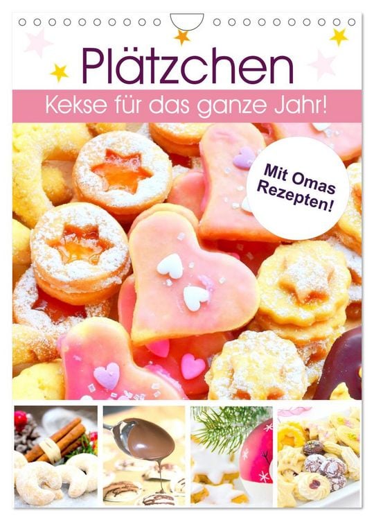 Produktbild: Pl&auml;tzchen. Kekse f&uuml;r das ganze Jahr! (Wandkalender 2026 DIN A4 hoch), CALVENDO Monatskalender