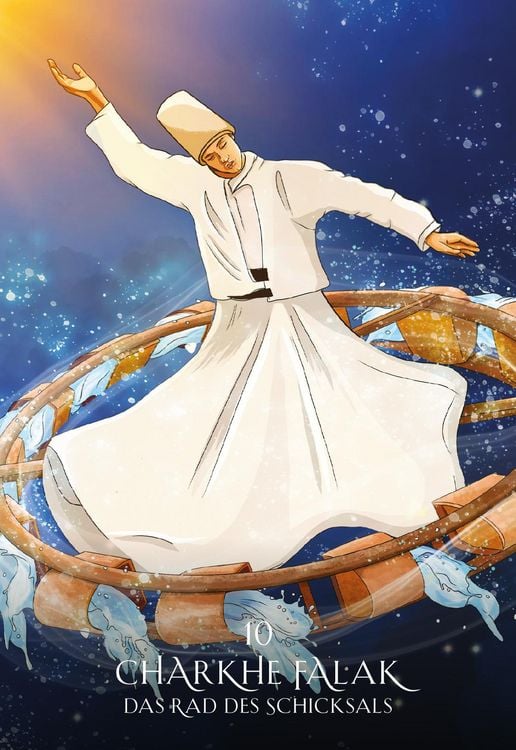 Produktbild: Sufi-Tarot - Der Weg des Herzens: 78 Tarotkarten mit Anleitung