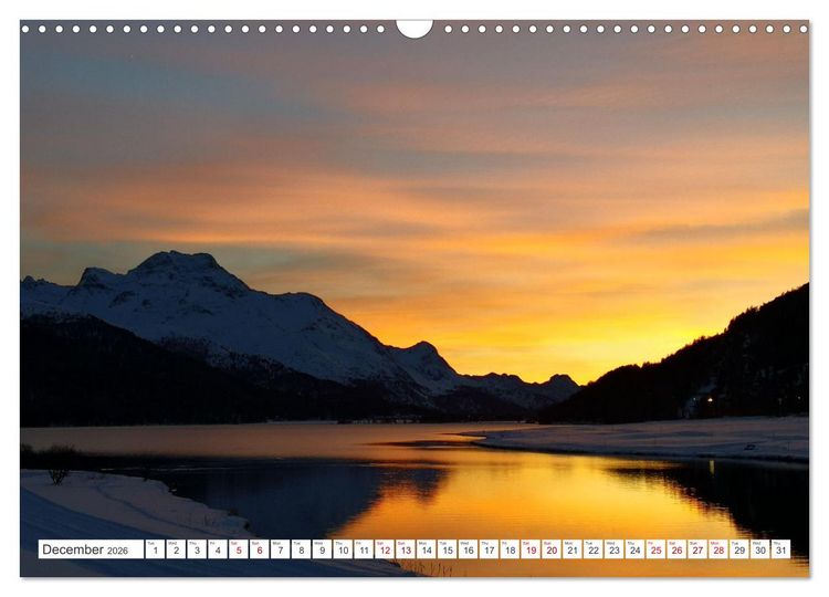 Produktbild: Engadine 2026 - Nature and landscapes (Wall Calendar 2026 DIN A3 landscape), CALVENDO 12 Month Wall Calendar