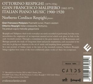 Produktbild: Respighi,Malipiero: Italian Piano Music 1900-1920