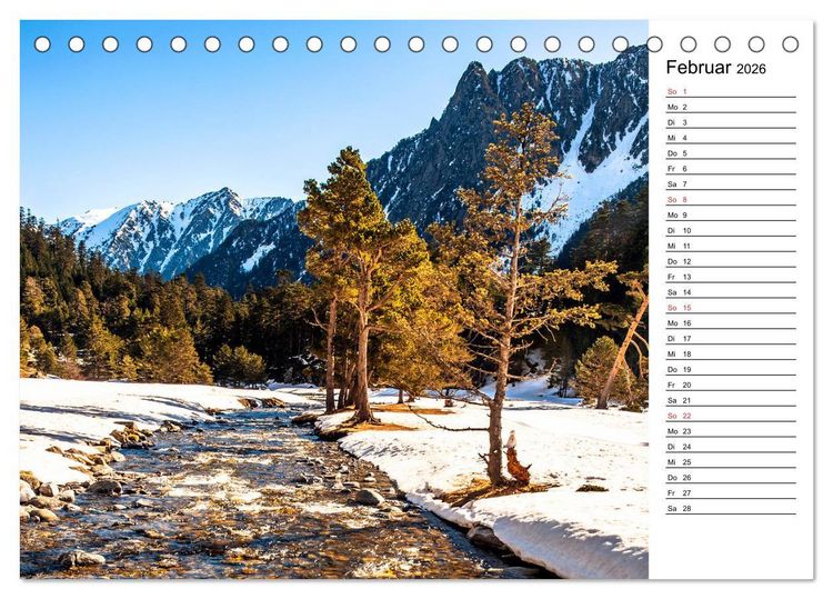 Produktbild: Wilde Pyren&auml;en (Tischkalender 2026 DIN A5 quer), CALVENDO Monatskalender